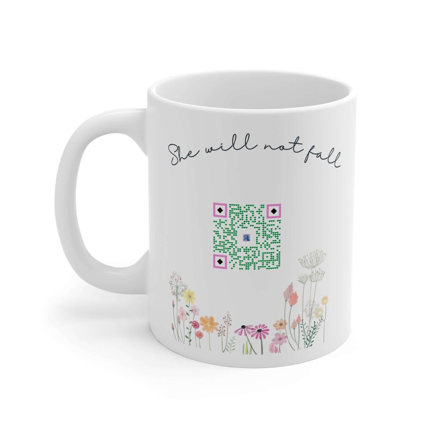 🌸 God is Within Her - Psalm 46.5 Christian Mug