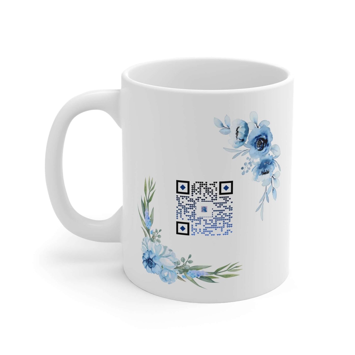 🙏 Hail Mary Prayer Mug - Christian Gift with QR Code Devotion